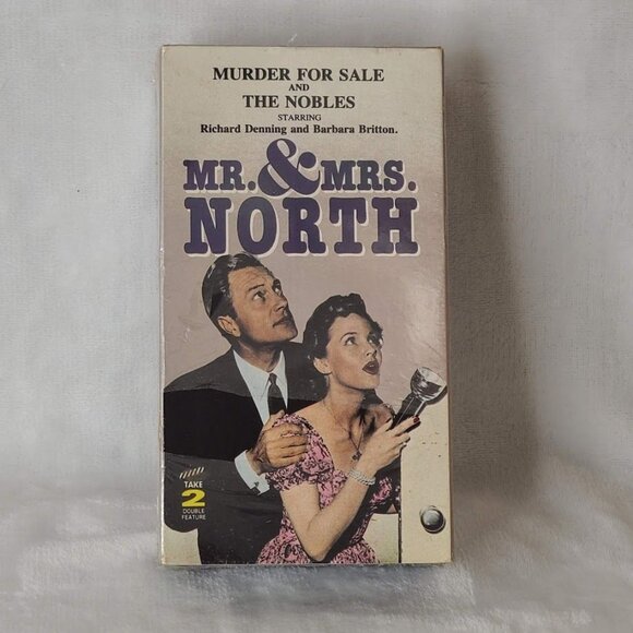 Mr & Mrs North 2 VHS Set Murder For Sale /  The Nobles  2001 Barbara Britton - Picture 3 of 8